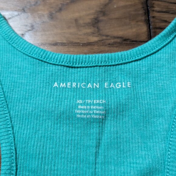 American Eagle Henley True Tank top green size XS - Picture 6 of 14